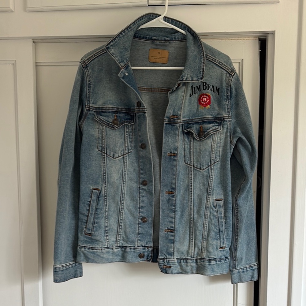 Jim Beam Denim Jacket with Embroidered Logo